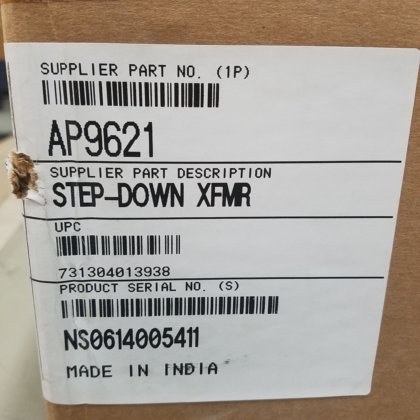 APC AP9621 Step Down Transformer,