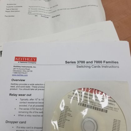 Keithley 7752 Source/Switch Card Module