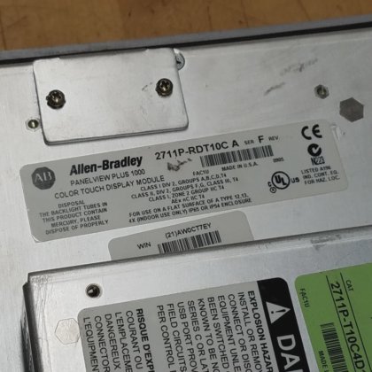 Allen Bradley 2711P-RDT10C Series A