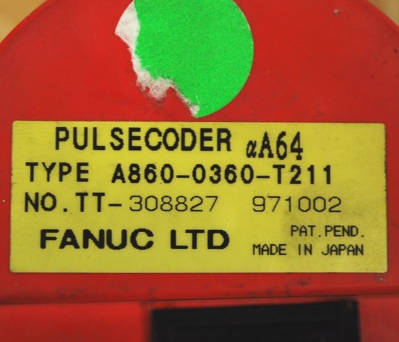 Fanuc A860-0360-T211 Servo Motor Pulsecoder Encoder - in Kawkawlin, MI, USA