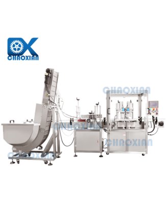 玻璃瓶、罐自动真空拧盖机