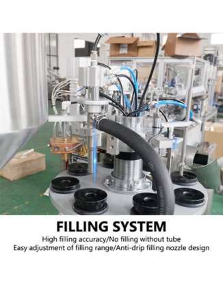 塑料管灌装和封口机