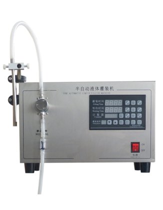 半自动电动泵瓶装水油液体灌装机