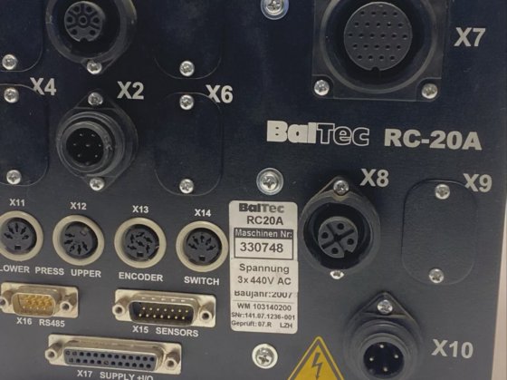 Baltec RC-20A Riveting Machine Process