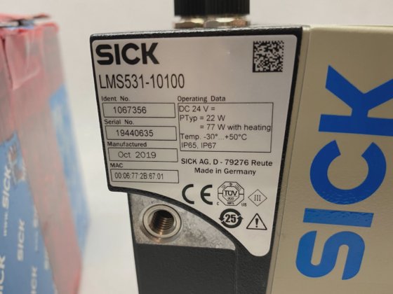 Sick LMS531-10100 LiDAR PRO Security Laser Scan Sensor, Standard Res ...