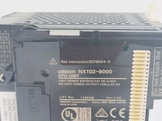 Omron NX102-9000 NX1 PLC Controller