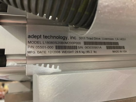 Adept Tech Python Linear-Module Robot