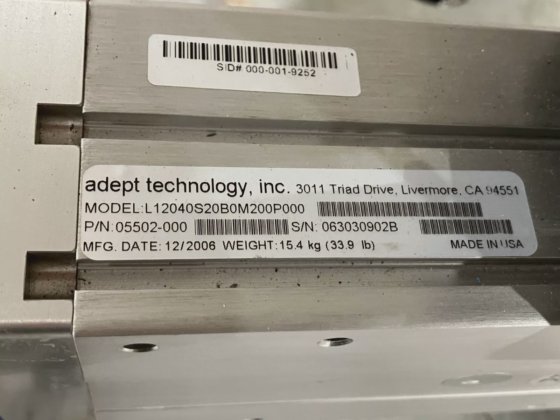 Adept Tech Python Linear-Module Robot