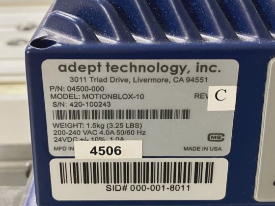 Adept Tech Python Linear-Module Robot