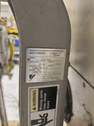 Yaskawa Motoman Robot System YR-UP6-A02