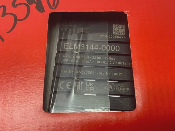 Beckhoff ELM3144-0000 Multi-Function EtherCAT Terminal