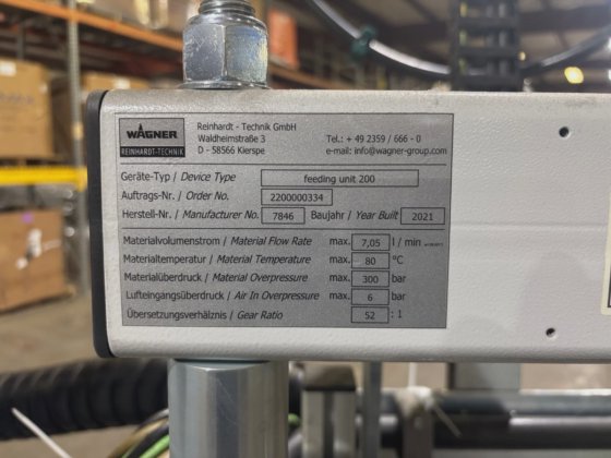 Wagner Reinhardt-Technic Conti Flow Robot