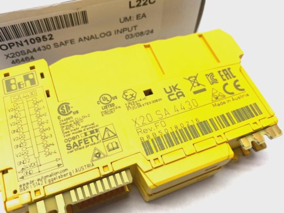 B&R Automation X20SA4430 2-Safe Analog