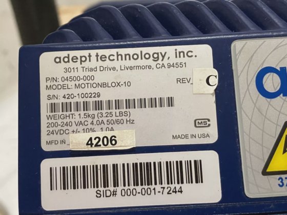 Adept Tech Python Linear-Module Robot