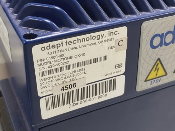 Adept Tech Python Linear-Module Robot