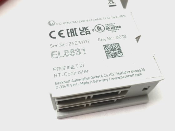 Beckhoff EL6631 EtherCAT 2-Port Communication