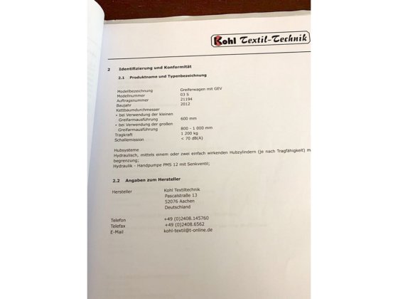 2012 年链条树手推车