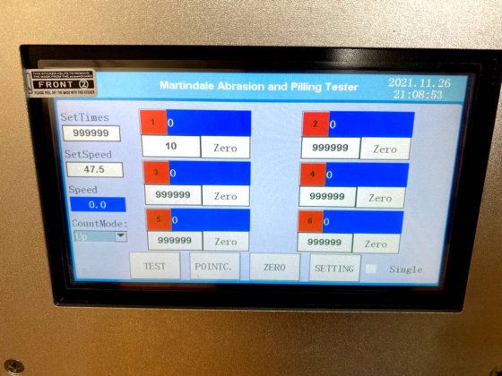 马丁代尔磨损和起球测试仪