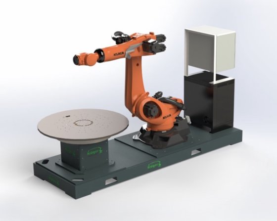 2011 KUKA CAD/CAM robot cell in Wipperfürth, North Rhine-Westphalia ...