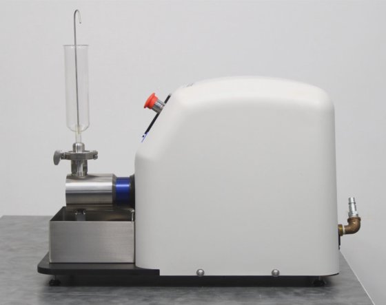 Microfluidics LM10 Microfluidizer High-Shear Fluid