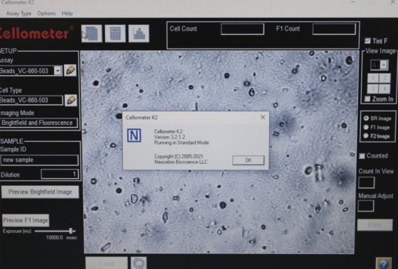 Nexcelom Cellometer K2 Image Cytometer Automated Cell Counter with ...