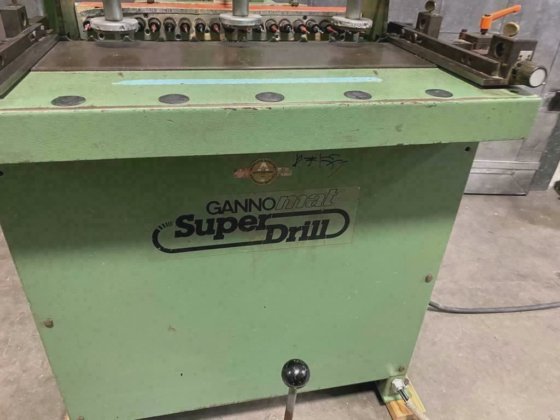 Dowel Drilling Machine GANNER 300 Multi-Spindle Gannomat Super Drill 19 ...