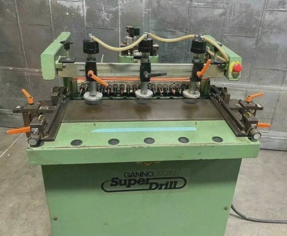 Dowel Drilling Machine GANNER 300 Multi-Spindle Gannomat Super Drill 19 ...