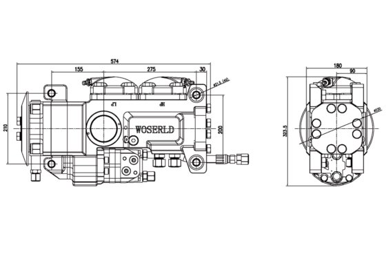 Woserld S14B/D液压凿岩机