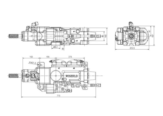 Woserld S15B/D液压凿岩机