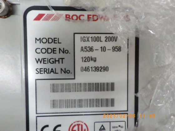 Edwards爱德华兹IGX/100L 200V