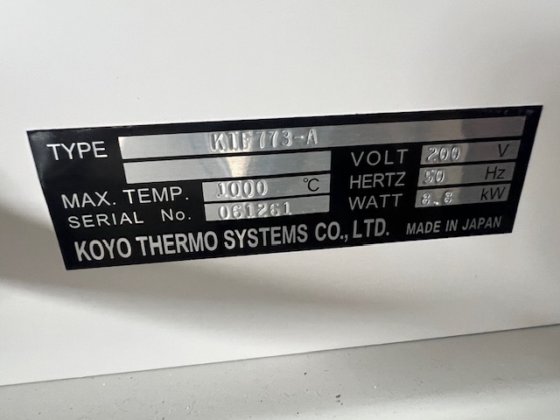 光洋サーモシステムズ KTF773-A