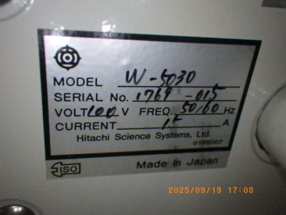 日立ハイテク Hitachi High-Tech W-5030