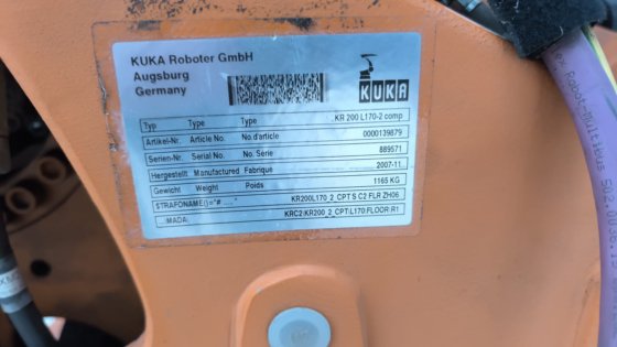 2007 KUKA KR200