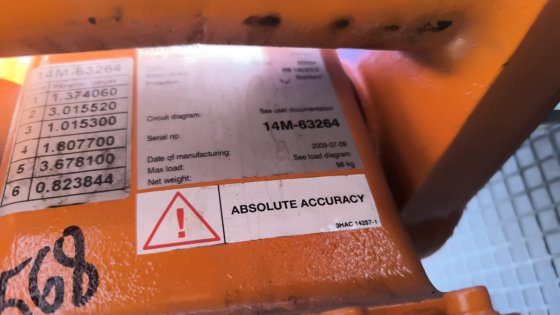 2009 ABB IRC5 IRB140-6/0.8â M2004