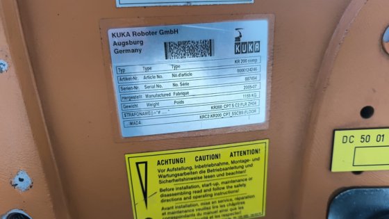 2005 KUKA KR200