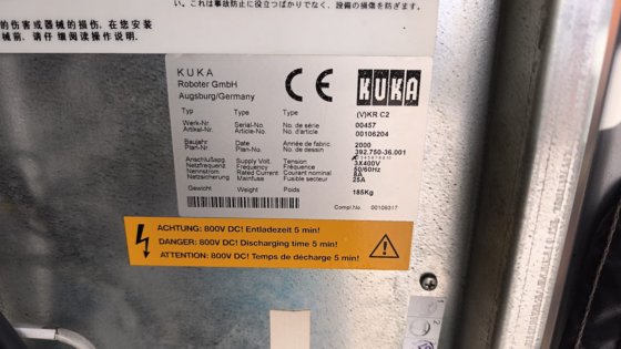 2007 KUKA KRC2 KR200