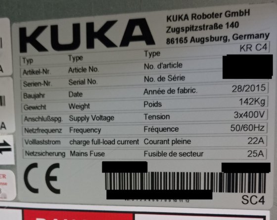 2015 KUKA KR C4