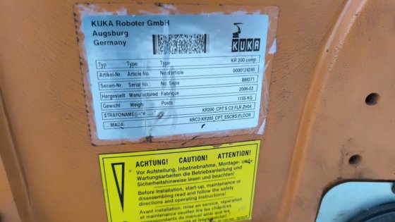 2006 KUKA KR200