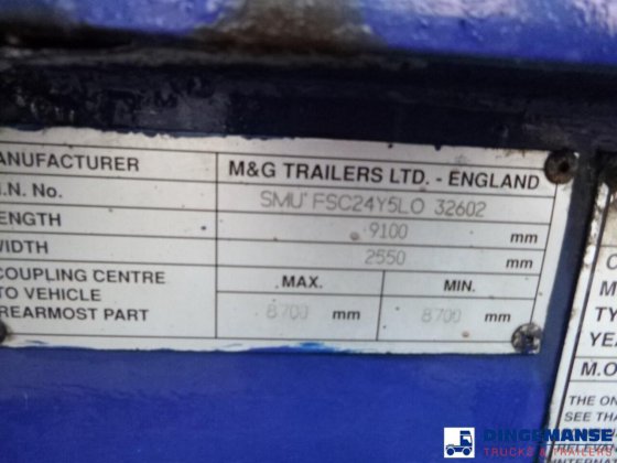 Ror 3-axle container trailer 20-30