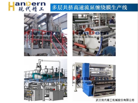 多层共挤高速流延膜生产线