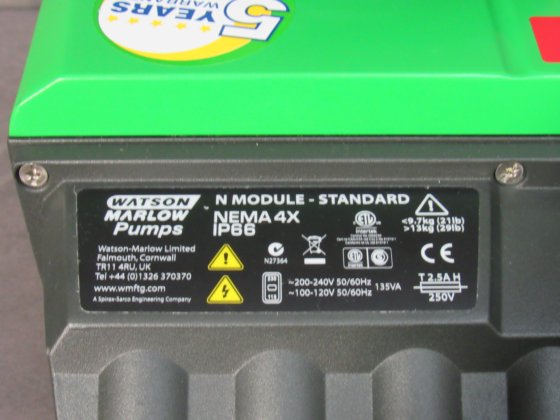 CLEAN WATSON-MARLOW 530S IP66 Peristaltic