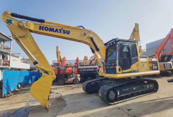 Chinese 20tons Digger PC200 Backhoe Crawler Construction Machine ...