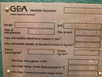 2005 GEA CE 536-00-34 Separator