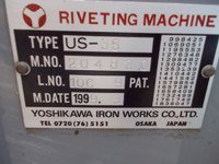 1999 Yoshikawa Iron US-36 Riveting