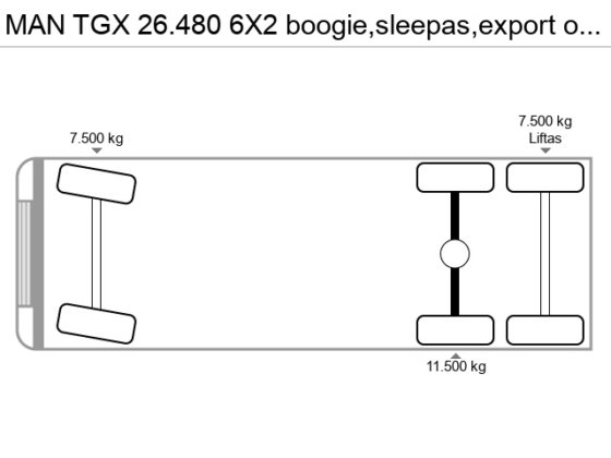 2012 MAN TGX 26.480 6X2