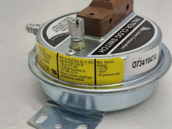 过滤器堵塞开关