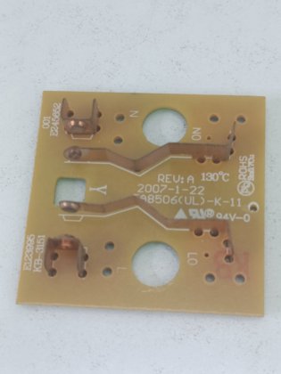 PLACA DE INTERRUPÇÃO DO LICER