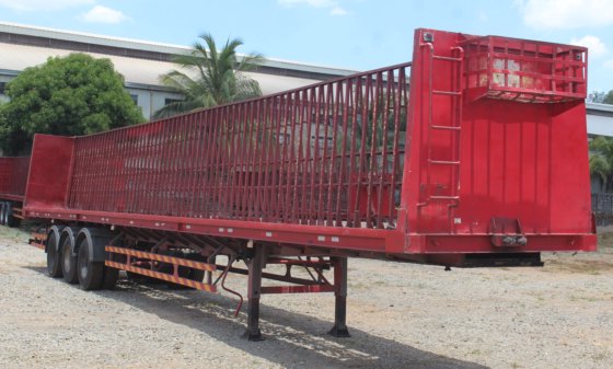 2010 Transbilt 三轴 A 型框架托盘拖车