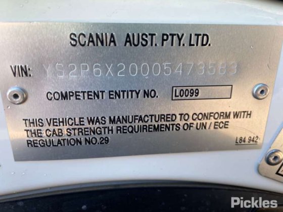 2017款斯堪尼亚P360