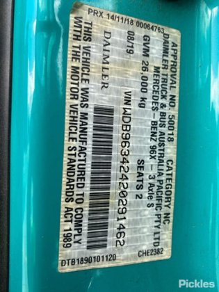 2019 メルセデス ベンツ アクトロス 2658